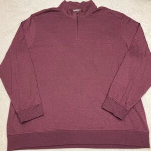 DANIEL CREMIEUX Signature Collection Men's XXL Maroon Long Sleeve Pullover Top